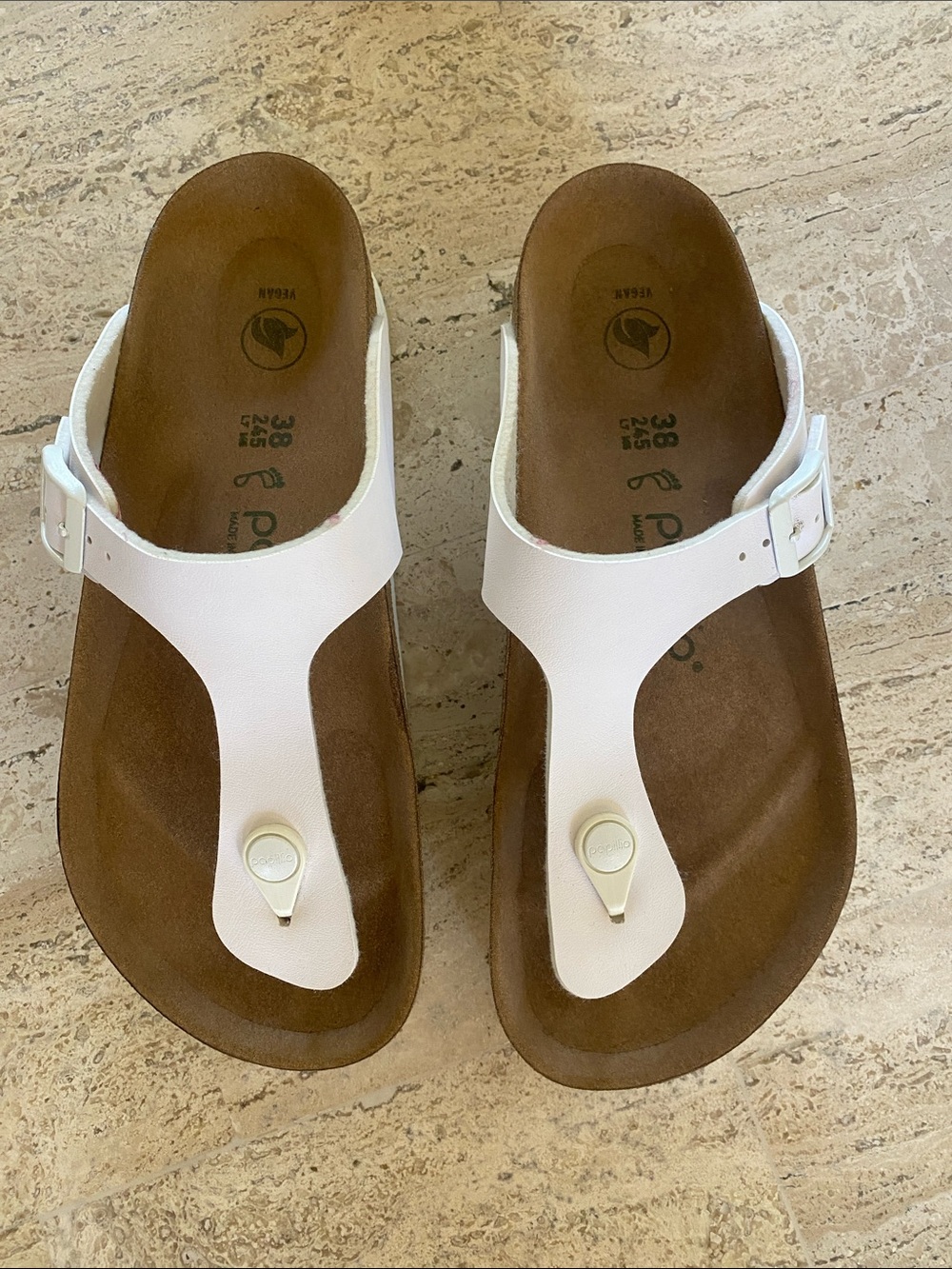 Birkenstock Papillio Gizeh platform sandals size 38 - worn once!